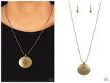Center of the Cosmos - Brass Necklace