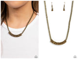 Swing Dance Dream - Brass Necklace