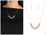 Shimmering High Society - Brown Necklace