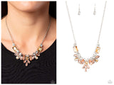 Prima Donna Dazzle - Brown Necklace