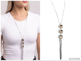 Refined Rank - Brown Necklace