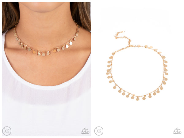 Champagne Catwalk - Gold Choker