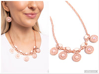 Alluring Ambience - Copper Necklace