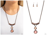 Alluring Andante - Copper Necklace