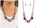 Elevated Edge - Copper Necklacec