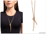Knotted Keeper - Gold Necklace