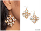 Fancy-Free Florals - Gold Earring