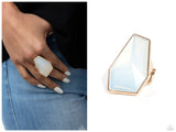 Geotic Glaze - Gold Ring