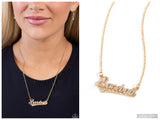 Home Run Haute - Gold Necklace