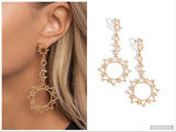 Celestial Chic - Gold Post Earring