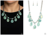 Maldives Mural - Green Necklace