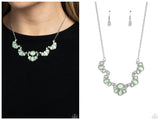 Dancing Dimension - Green Necklace