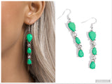 Malibu March - Green Earring