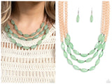 I BEAD You Now - Green Necklace
