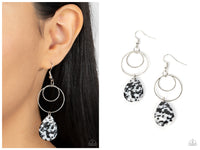 Terrazzo Tempo - Black Earring