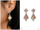 Dapper Display - Orange Post Earring