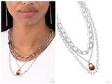 Teardrop Tiers - Multi Necklace