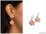 Horticultural Haute - Orange Hoop Earring