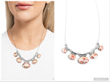 Socialite Status - Orange Necklace
