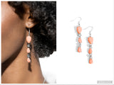 Malibu March - Orange Earring