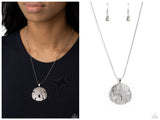 Seize the Sand Dollar - Pink Necklace