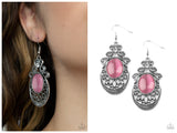 Garden Gondola Ride - Pink Earring