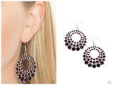 So Self-GLOW-rious - Purple Earring