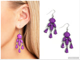 Summer Feeling - Purple Earring