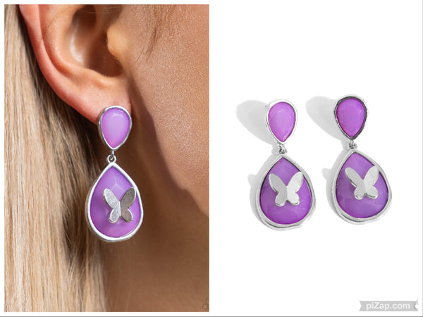 BRIGHT This Sway - Purple Post Earring