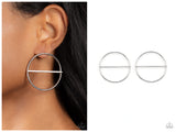 Dynamic Diameter - Silver Post Earring