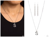 Leave Your Initials - Silver Necklace - S