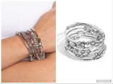 Sassy Stack - Silver Bracelet