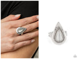 Earthy Glow - White Ring