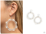 Ocean Surf - White Earring