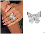 Flying Fashionista - White Ring