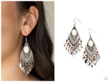Earthy Etiquette - White Earring