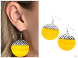SHELL Out - Yellow Earring