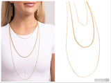 Layer Lockdown - Gold Necklace