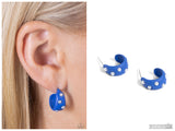 Cover PEARL - Blue Hoop Earring