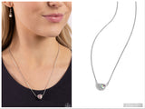 Simply Sentimental - White Necklace