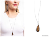 Earthy Enchantment - Brown Necklace