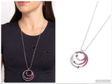 Ecliptic Elegance - Pink Necklace