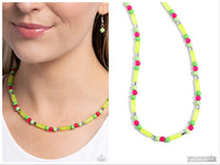 Beaded Beginner - Green Necklace