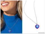 Heartfelt Hope - Purple Necklace