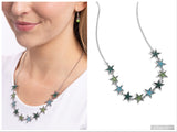 Star Quality Sensation - Green Necklace