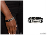 Count Your Blessings - Black Bracelet