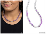 Seasonal Socialite - Purple Necklace
