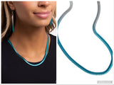 Spray Paint Sass - Blue Necklace