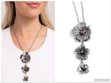 Wallflower Whimsy - Purple Necklace