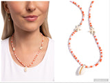 Beachside Beauty - Orange Necklace